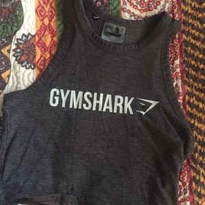 Gymshark Crop Tank XS Grey